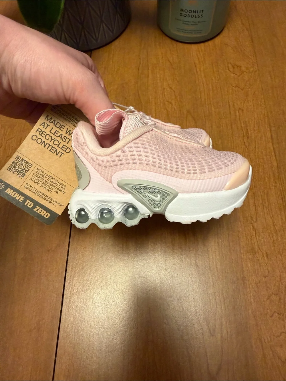 Nike Kids Light Pink Mesh Sneakers